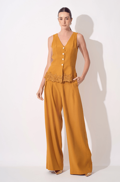 Blusa Verônica Ocre - Hover