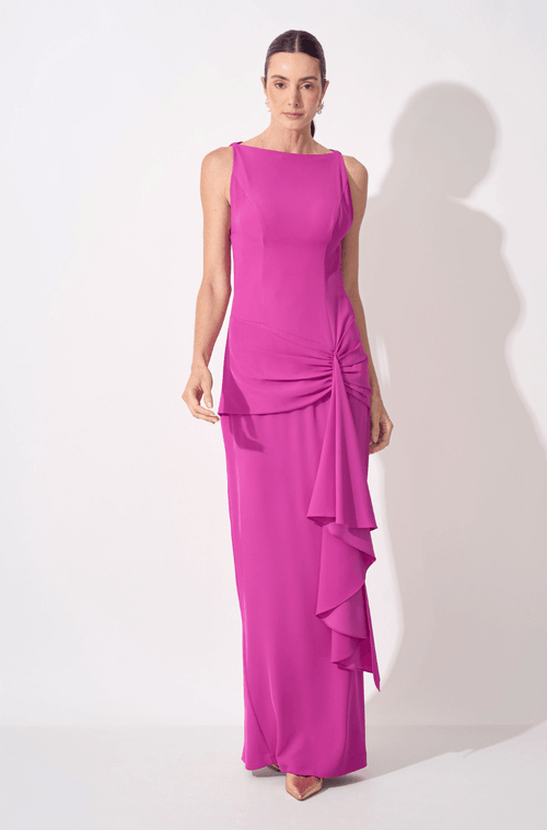 Vestido Longo Natalia Fucsia