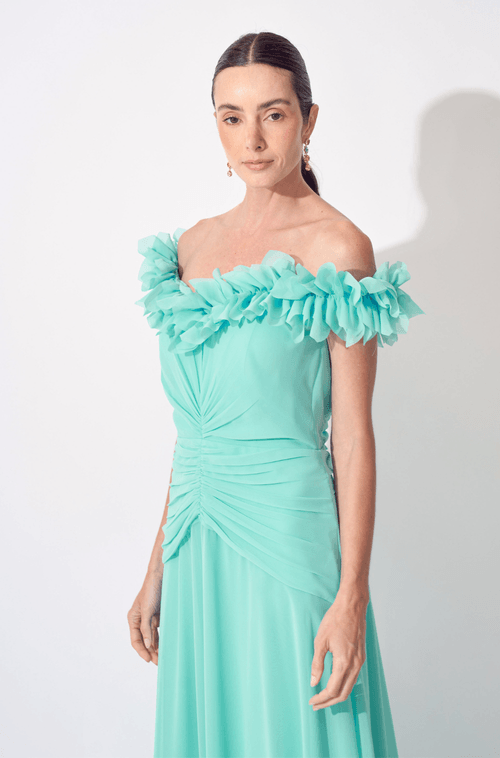 Vestido Longo Manuela Tiffany - Hover