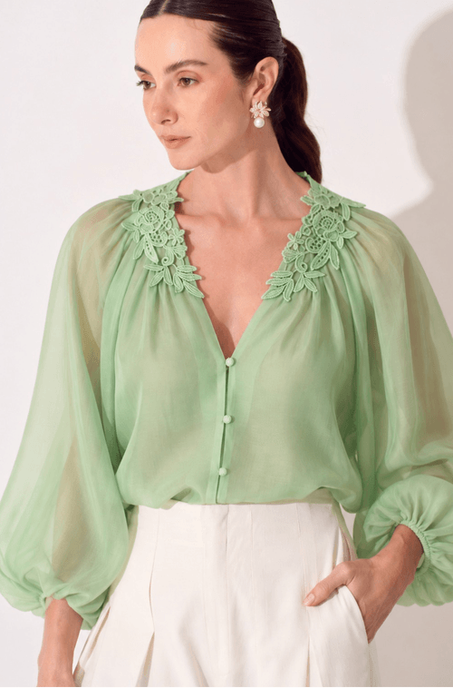 Blusa Tainara Verde Claro