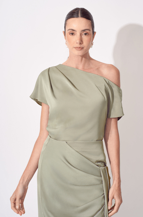 Blusa Helia Verde Salvia