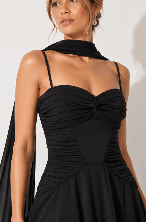 Vestido Longo Babi Preto - Hover